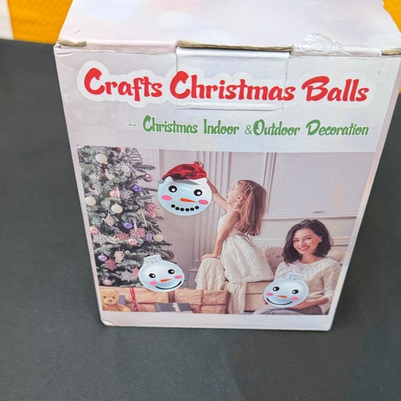 Hand Painted Christmas Balls Other - Hand Painted Christmas Balls Crafts Snowman Balls Indoor Outdoor decorations new